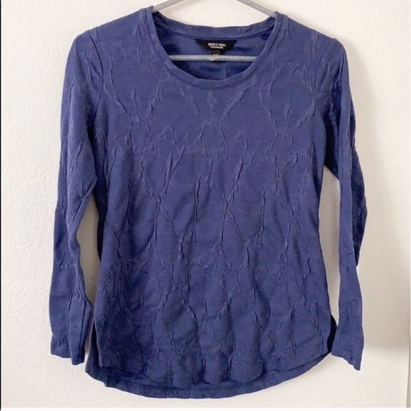 Vera Wang Tops - Vera Wang Petite Long Sleeves Thermal Top Shirt